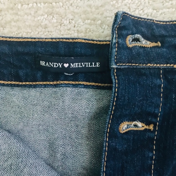 Brandy Melville Jean Skirt - Picture 3 of 4